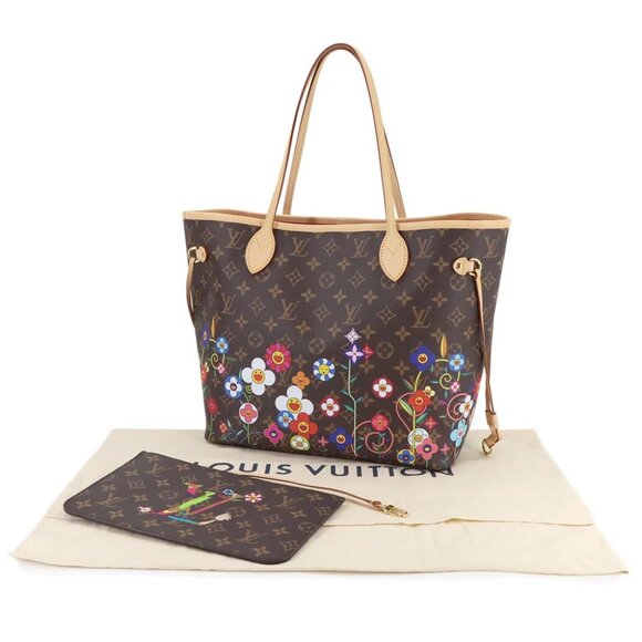 LOUIS VUITTON LVxTM Monogram Neverfull MM Tote Bag Brown M13271 90291011 - Picture 1 of 10